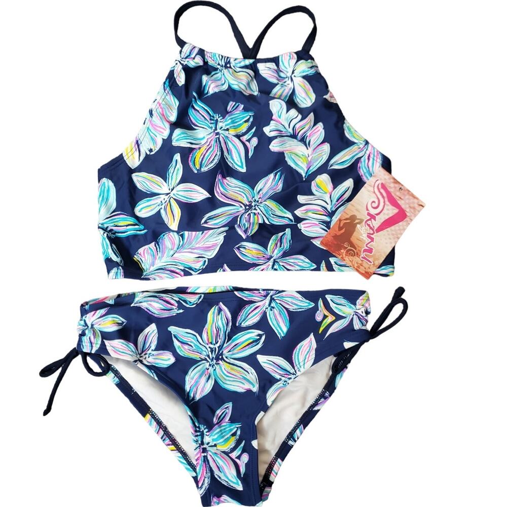 Kanu Surf Two Piece Tankini Swimsuit, NWT, Girls Size 14